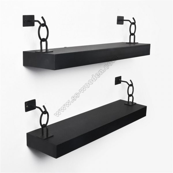 Industrial Floating Shelf with Iron Chain SS-IN813