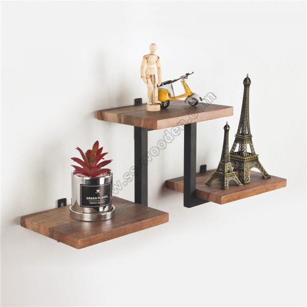 2-Tier Wall Shelf with Tube SS-IN801-D