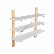 3-Tier Adjustable Pine Wall Shelf SS-MO609