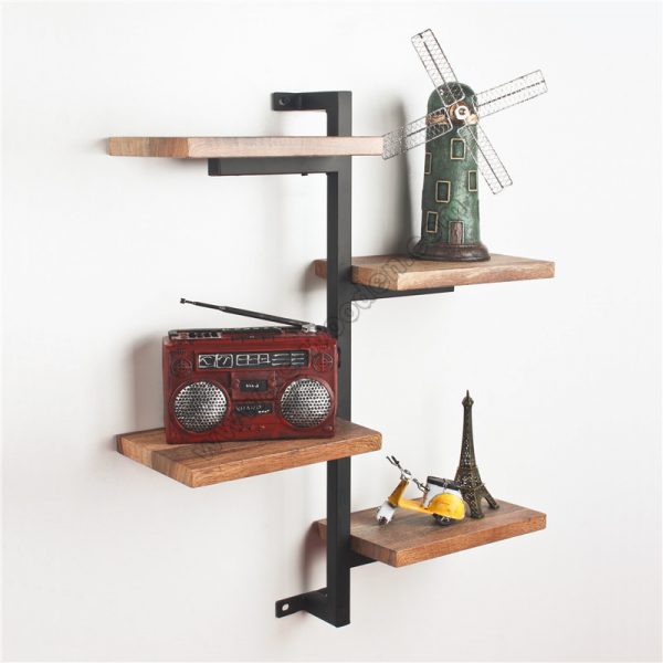 4-Tier Wall Shelf with Tube SS-IN802-D