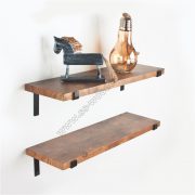 Industrial Forged Steel Floating Shelf SS-IN803-D
